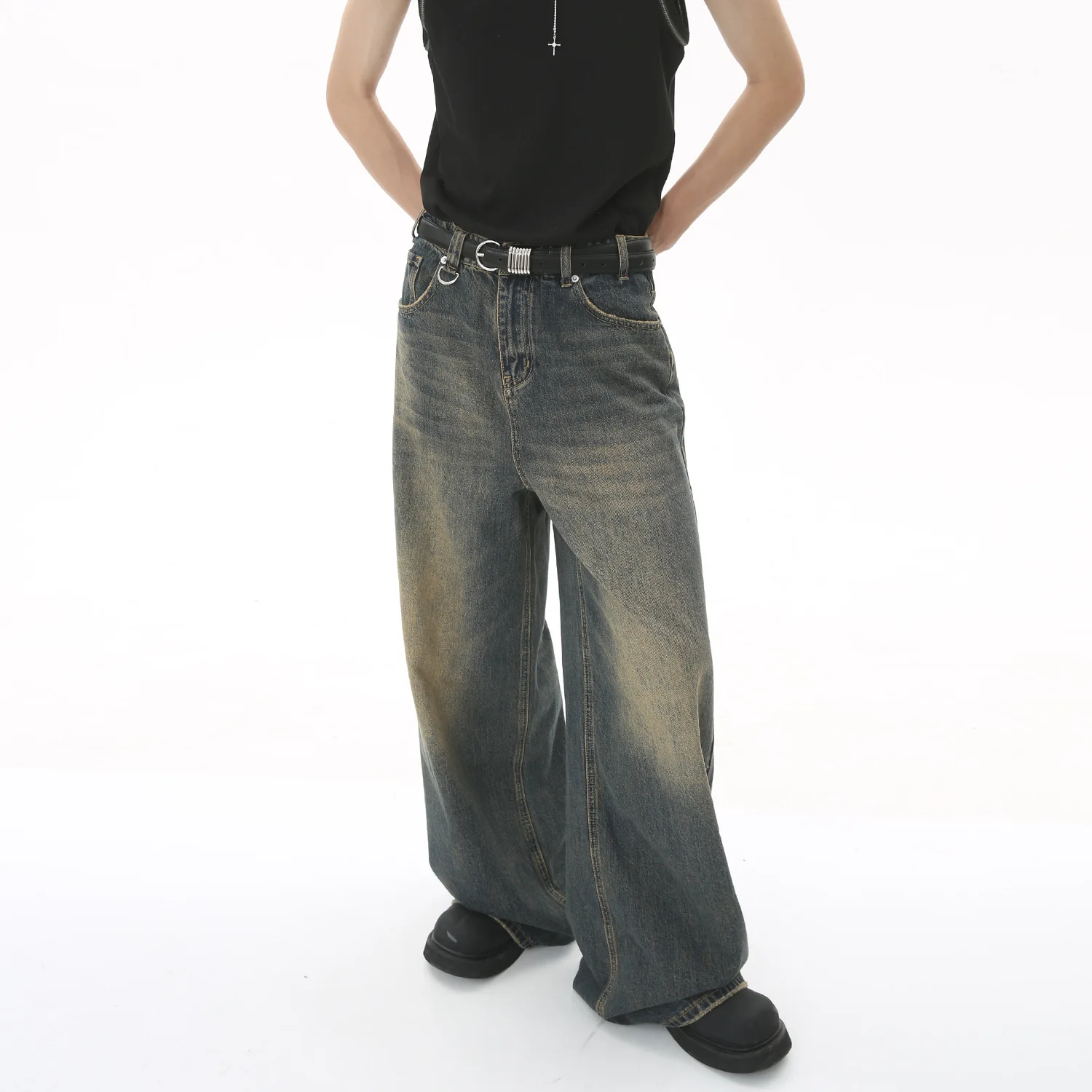 Streetwear Brand Popular - New Men's Baggy Straight Leg Wide