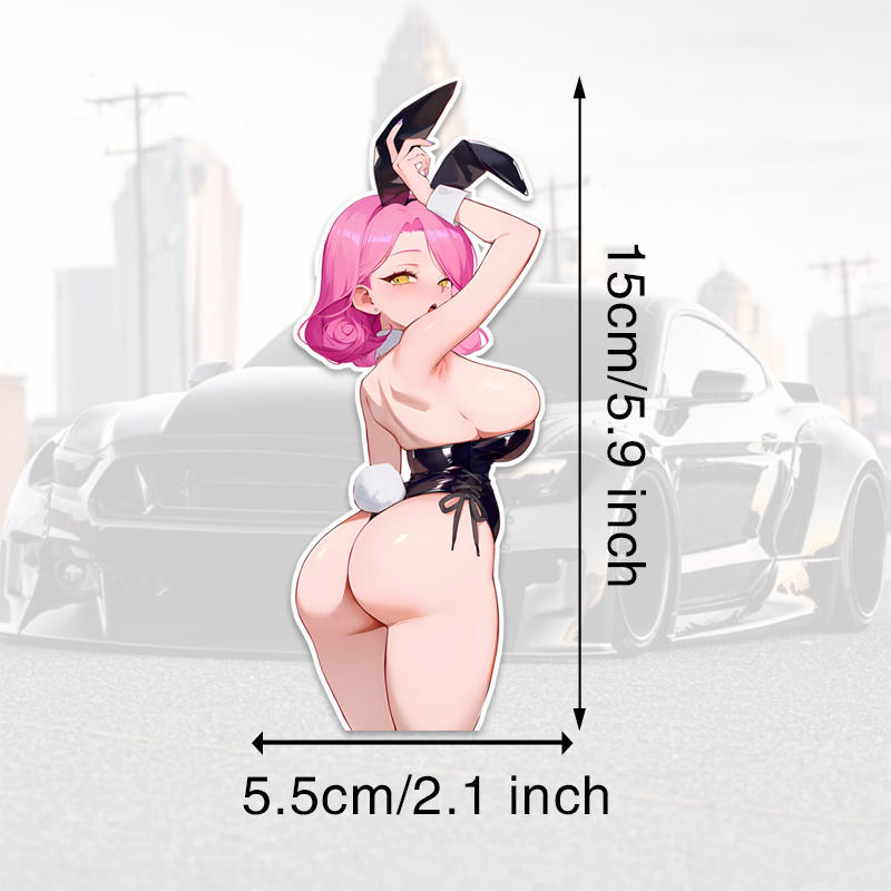 DM22# Anime Car Sticker Rabbit – Streetwear Brand Stickers Bewertung und Preis