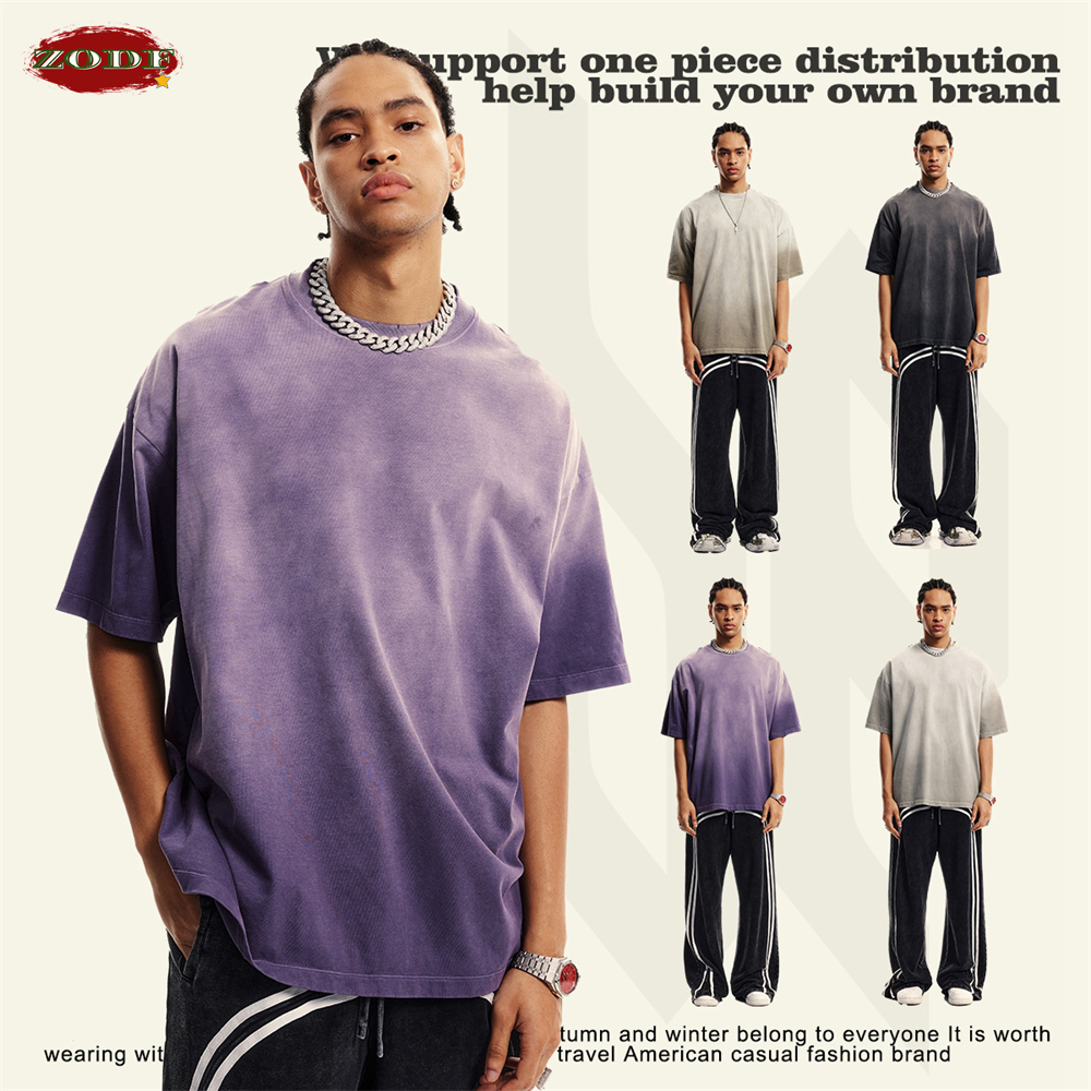 ZODF 2024 Summer Men Washed Gr – Streetwear Brand Tees Bewertung und Preis