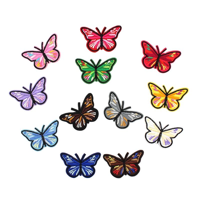 12pcs Iron On Butterfly Patche – Streetwear Brand Stickers Bewertung und Preis