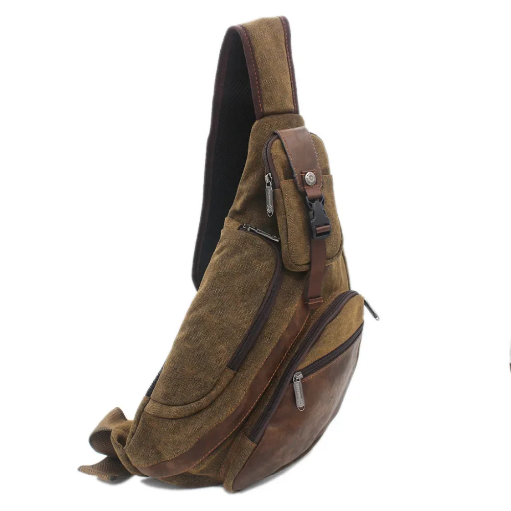 High Quality Men Canvas Sling  – Streetwear Brand Backpack Bewertung und Preis
