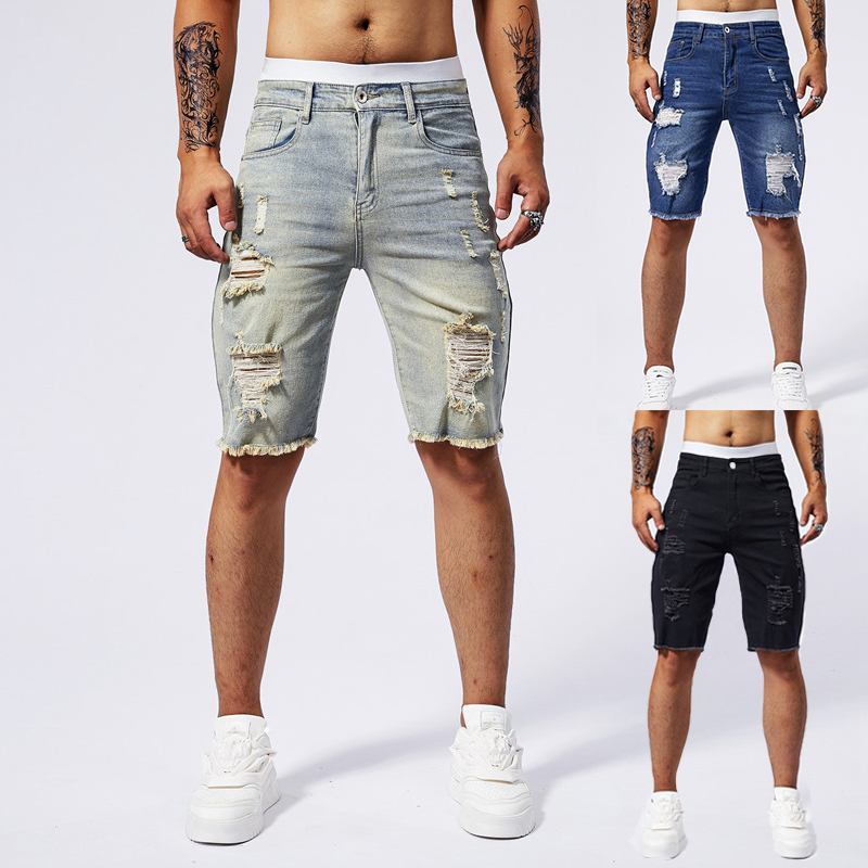 2025 Summer New Men's Ripped D – Streetwear Brand Bewertung und Preis