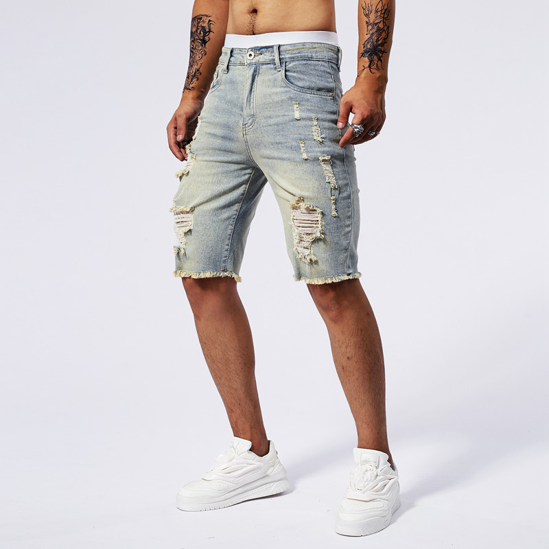 2025 Summer New Men's Ripped D – Streetwear Brand Bewertung und Preis