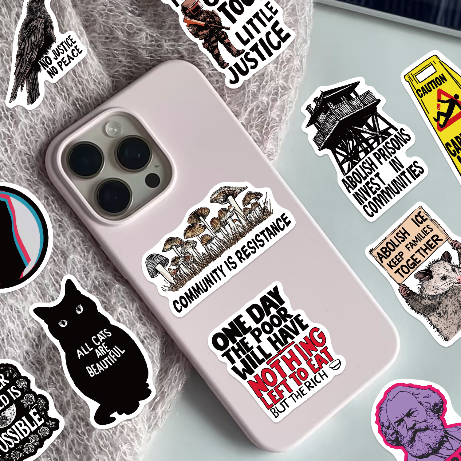 52/104PCS Radicalism Graffiti  – Streetwear Brand Stickers Bewertung und Preis