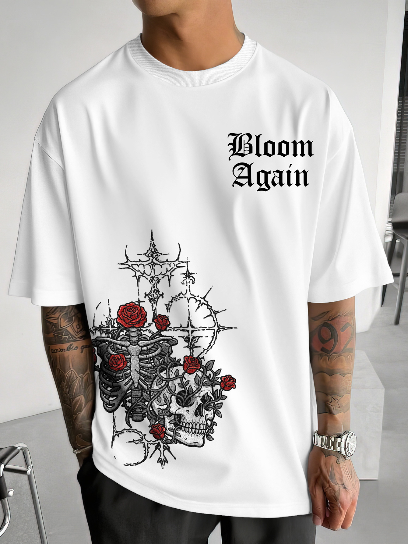 Men's Oversized Gothic Streetw – Gothic Streetwear Brand Bewertung und Preis