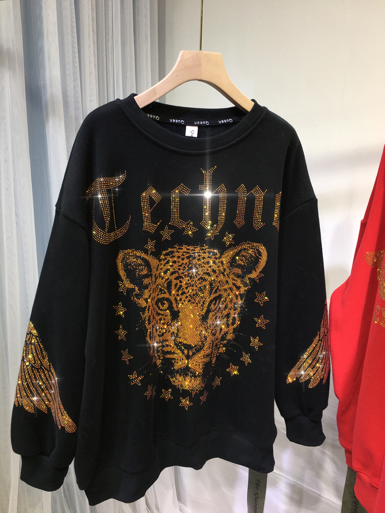 Leopard Rhinestones L-4XL Plus – Streetwear Brand Bewertung und Preis