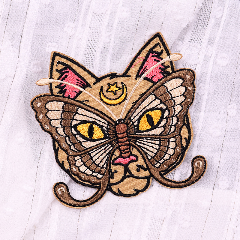 Punk Patch Tiger/Butterfly Emb – Streetwear Brand Stickers Bewertung und Preis