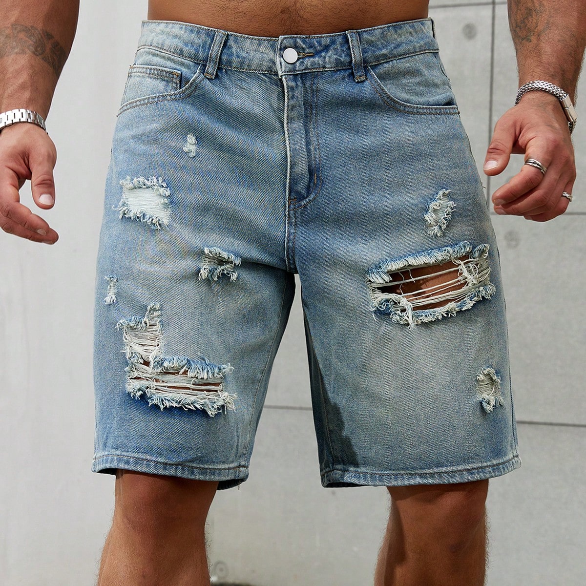 New Fashion Mens Ripped Short  – Streetwear Brand Bewertung und Preis
