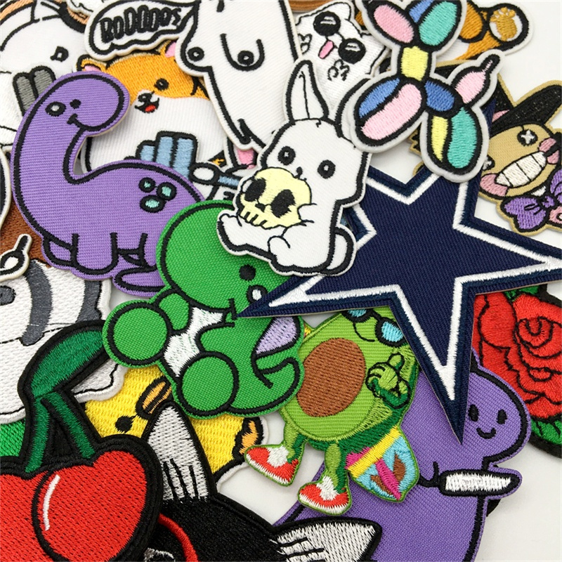10/15pcs Amine Patches Lot Emb – Streetwear Brand Stickers Bewertung und Preis