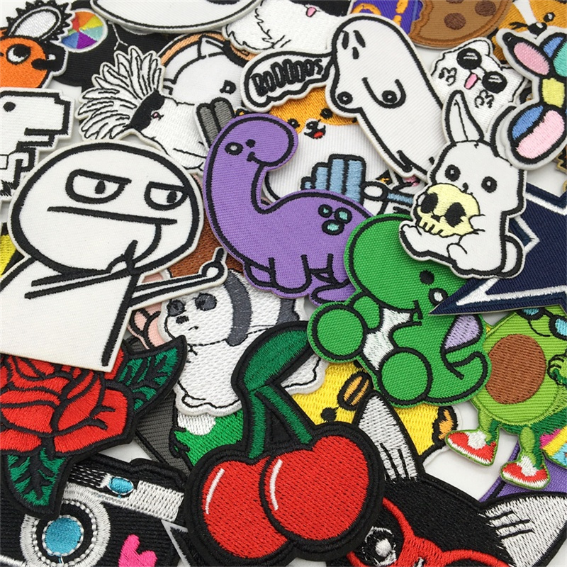 10/15pcs Amine Patches Lot Emb – Streetwear Brand Stickers Bewertung und Preis