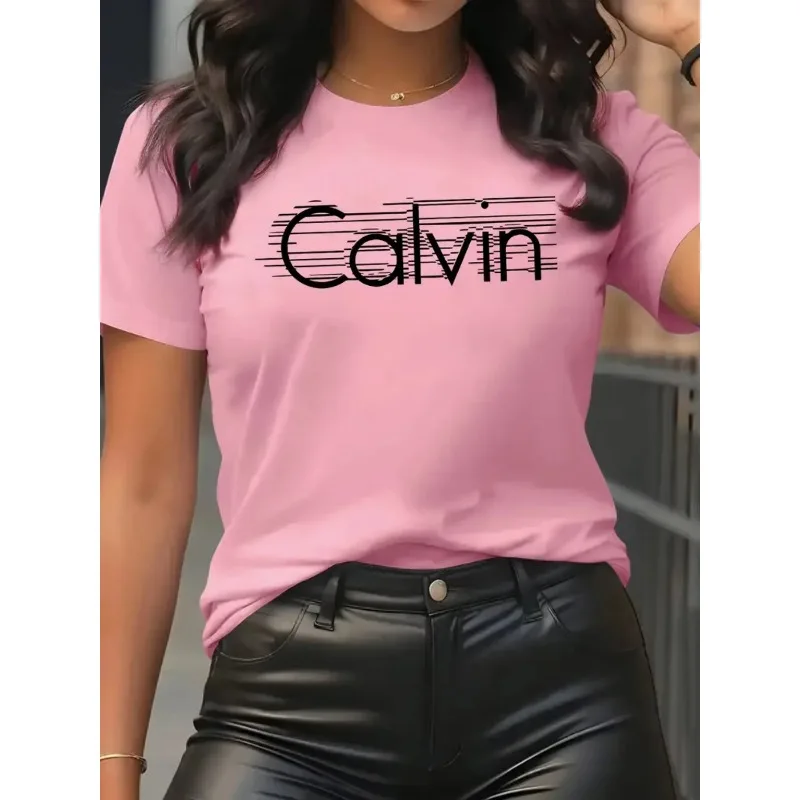 Calvin Women's T-Shirt Leisure – Streetwear Brand Tees Bewertung und Preis