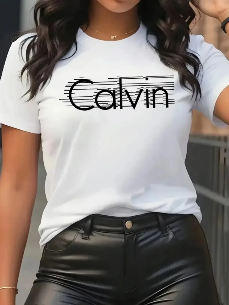 Calvin Women's T-Shirt Leisure – Streetwear Brand Tees Bewertung und Preis