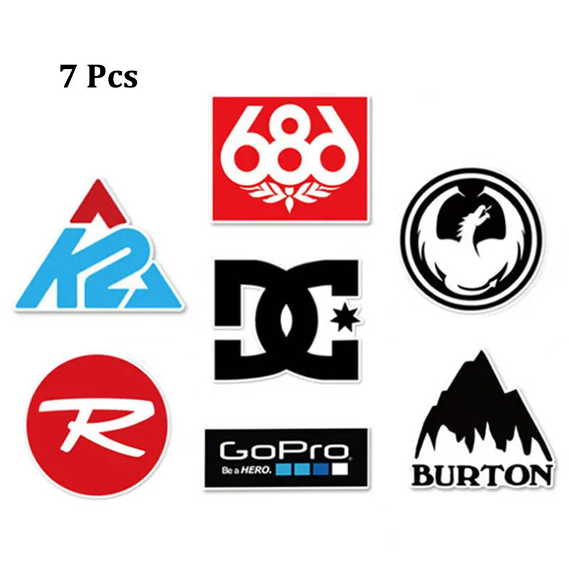 7 Pcs/Set Outdoor Skiing Brand – Streetwear Brand Stickers Bewertung und Preis