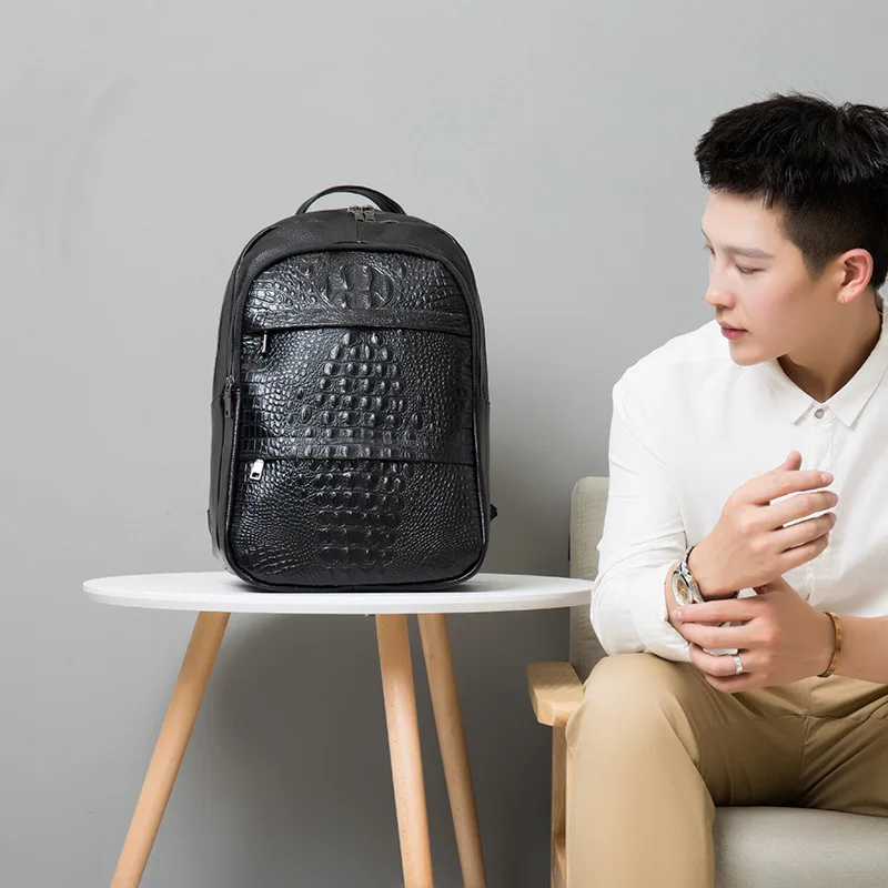 2026 New Cow Genuine Leather M – Streetwear Brand Backpack Bewertung und Preis