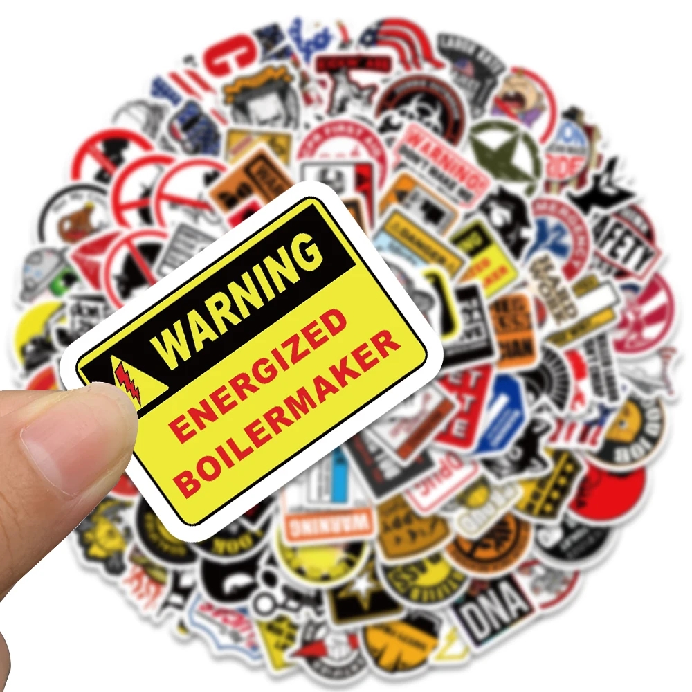 98PCS Funny Hard Hat Brand Sig – Streetwear Brand Stickers Bewertung und Preis