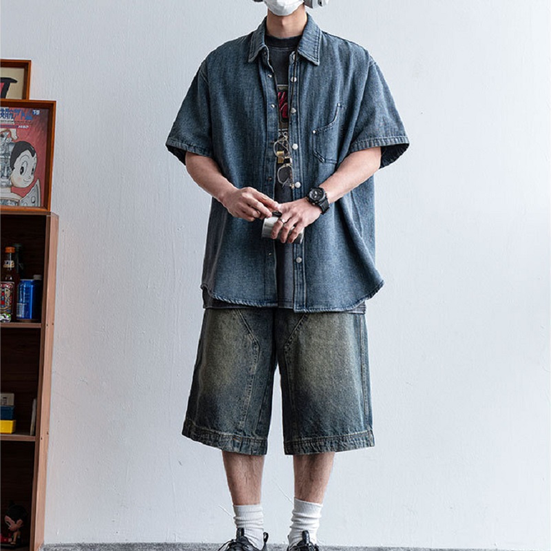 Heavyweight Washed Denim Short – Streetwear Brand Niche Bewertung und Preis