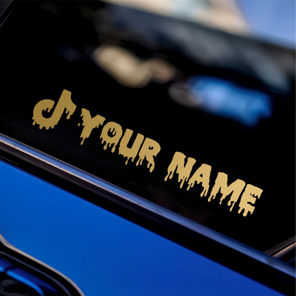 1pc Creative Fluid Art Letter  – Streetwear Brand Stickers Bewertung und Preis