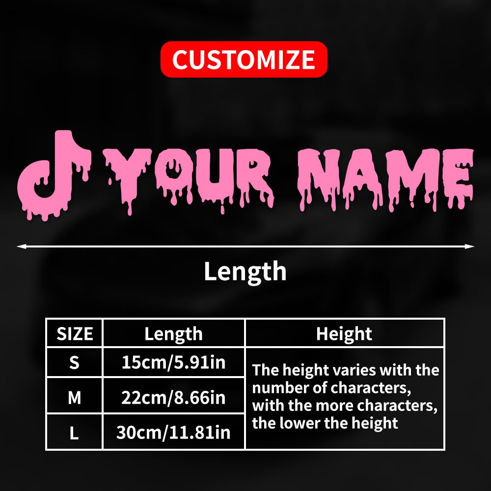 1pc Creative Fluid Art Letter  – Streetwear Brand Stickers Bewertung und Preis