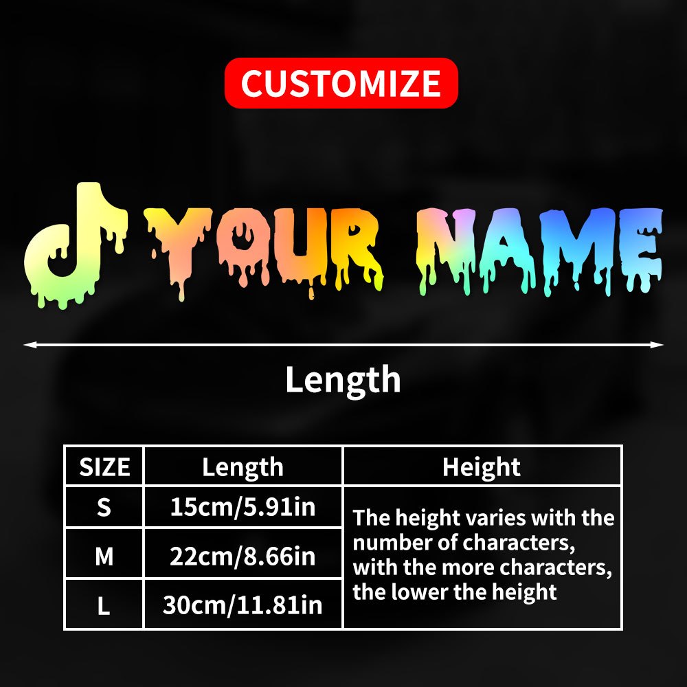 1pc Creative Fluid Art Letter  – Streetwear Brand Stickers Bewertung und Preis